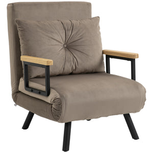 Fauteuil convertible 3 en 1, lit 1 place dossier 5 pos - Fauteuil