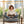Fauteuil d'appoint rembourré, assise confort salon - Fauteuil