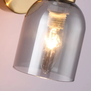 Applique scandinave Murale LED NORDIC Lucci Glass Double Tête - applique murale
