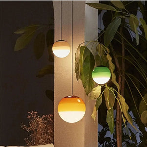 Suspension LED Dipping – Lampe suspendue en verre coloré