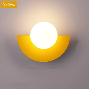 Applique Murale Color Halo jaune