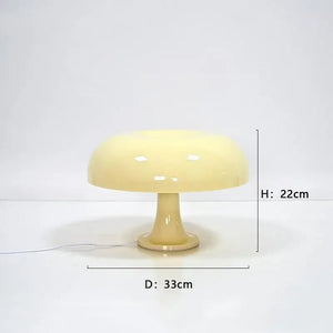 Lampe Champignon à Poser LED Minimaliste – Design Italien Moderne - Lampe à poser