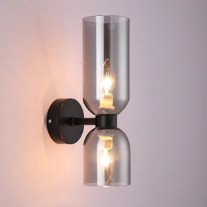 Applique scandinave Murale LED NORDIC Lucci Glass Double Tête - applique murale