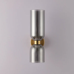 Applique scandinave Murale LED NORDIC Lucci Glass Double Tête - applique murale