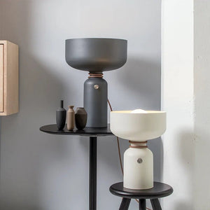 Lampe Spotlight Lamp – Lampe de Table Design Moderne en Métal Noir - Lampe à poser