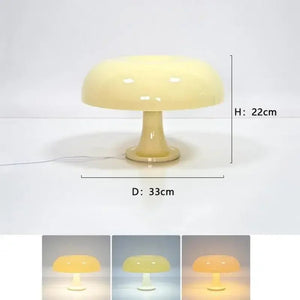 Lampe Champignon à Poser LED Minimaliste – Design Italien Moderne - Lampe à poser