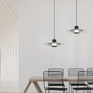 Suspension Eclipse – Design minimaliste en verre pour un éclairage élégant