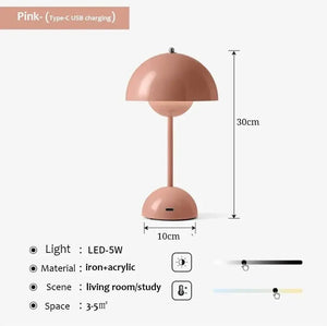 Lampe Flowerpot rose