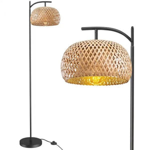 Lampadaire Bamboo Zen vue intégrale du lampadaire