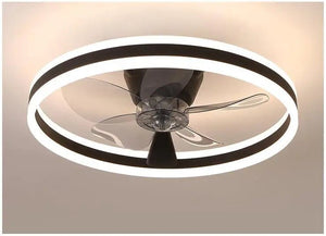 Plafonnier LED Ventilateur Intelligent "LumiStars" avec Télécommande - Élégance et Confort pour Chaque Pièce (220V)