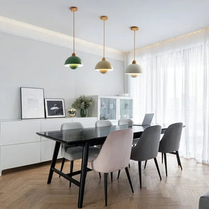 Suspension Bourgeon – Luminaire scandinave bois et métal - Suspension