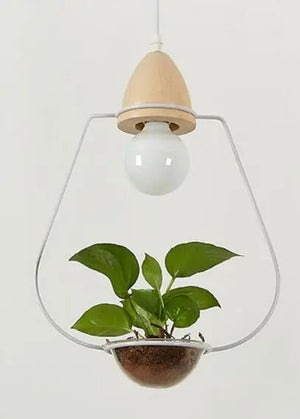 Lustre végétal moderne et simple - Luminaires d'intérieur en fer BB'art meuble & déco