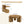 Tables Basses Duo Détachables Verre Fumé — Noir ou Noyer - Tables basses