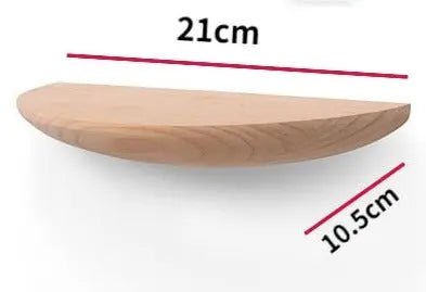 Belle Vous Marque Place Bois en Demi-Cercle (Lot de 20) - Socle en Bois Rustique et 30 Cartes - Pour Numéro de Table, Nom, Signalisation d'Anniversaire/Mariage, Décoration de Fête, Photos et Mémo