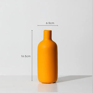 Vase Nordic Color en céramique orange