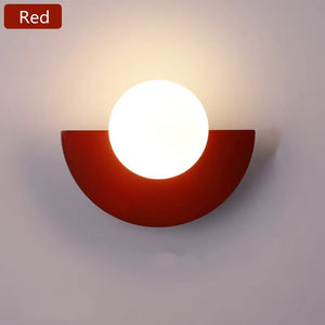 Applique Murale Color Halo rouge