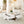 Table Basse Carrée Blanche 4 Tiroirs — Plateau Brillant - Tables basses