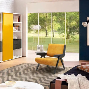 Fauteuil Retro Confort jaune 