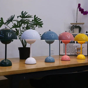 Lampe Flowerpot différents coloris allumer