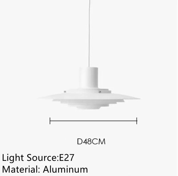 Suspension suspendu de design danois en métal de haute qualité - Lampe parapluie élégant BB'art meuble & déco