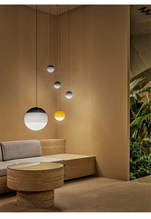 Suspension LED Dipping – Lampe suspendue en verre coloré