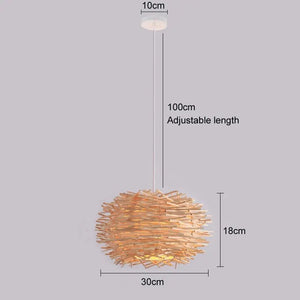 Lampe Suspendue de Style Chinois, 18/19/30cm BB'art meuble & déco