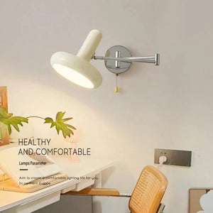 Applique Murale Swing LED beige avec interrupteur