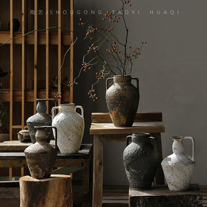 Vase en céramique rustique les différentes tailles