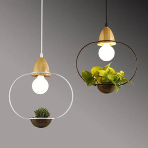 Lustre végétal moderne et simple - Luminaires d'intérieur en fer BB'art meuble & déco