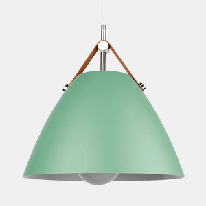 Suspension LED Lumière Nordique Moderne métal lanière simili BB'art meuble & déco