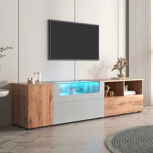 Meuble tv Moderne avec éclairage led