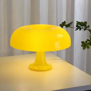 Lampe Champignon à Poser LED Minimaliste – Design Italien Moderne - Lampe à poser jaune