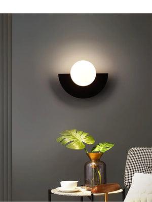 Applique Murale Color Halo noir