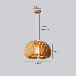 Suspension Japan Style avec un abat-jour de 35 cm
