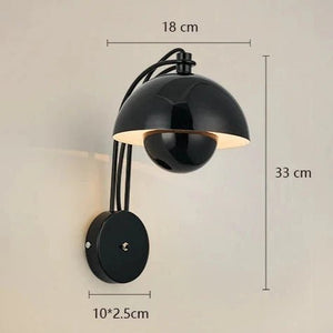 Applique Flowerpot Vintage noir dimension