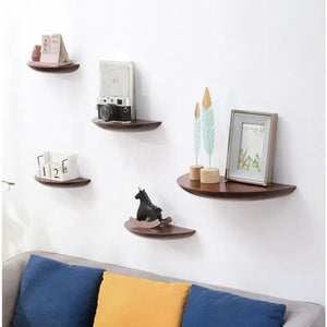 Étagère murale en demi-cercle en bois WOOden BB'art meuble & déco