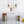Suspension en Verre Coloré — Style Loft Nordique, 2 Lampes - Suspensions