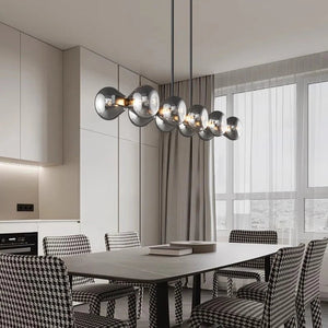 Suspension LED Linear Lux pour une belle salle à manger