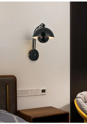 Applique Flowerpot Vintage – Luminaire mural au style rétro scandinave pour sublimer la chambre