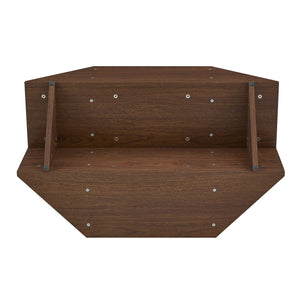 Table Basse Verre Trempé & Noyer — Légèreté et Chaleur - Tables basses