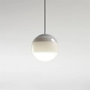 Suspension LED Dipping – Lampe suspendue en verre coloré - Blanc