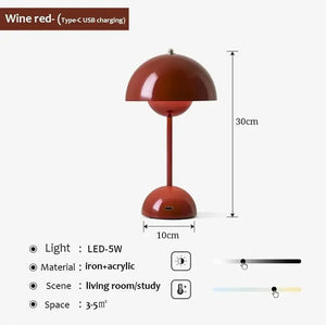 Lampe Flowerpot rouge
