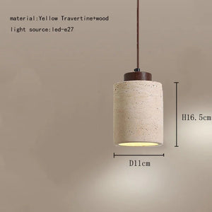 Suspensions Terra Light dimension 16,5 cm de haut