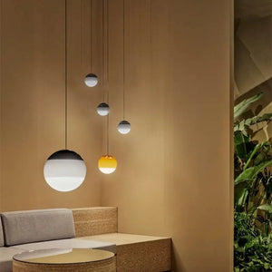 Suspension LED Dipping – Lampe suspendue en verre coloré
