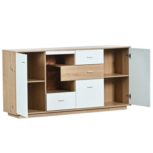 Buffet Lumina avec les portes ouvertes