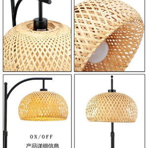 Lampadaire Bamboo Zen vue de près