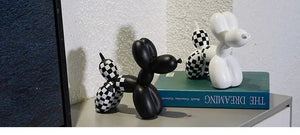 Figurine chien ballon en résine Décoration 
