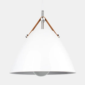 Suspension LED Lumière Nordique Moderne métal lanière simili BB'art meuble & déco
