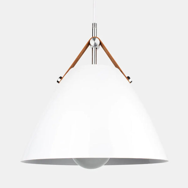 Suspension LED Lumière Nordique Moderne métal lanière simili BB'art meuble & déco