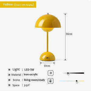 Lampe Flowerpot jaune